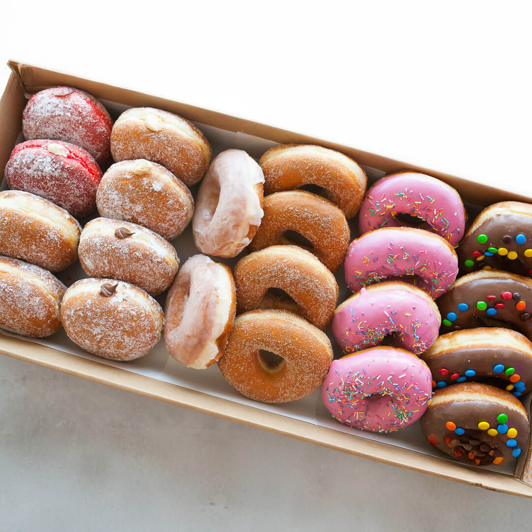 Doughnut-World-Adelaide-The-Catering-Pack-Assorted-Doughnut-Box