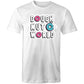 Doughnut World Logo - Mens T-Shirt