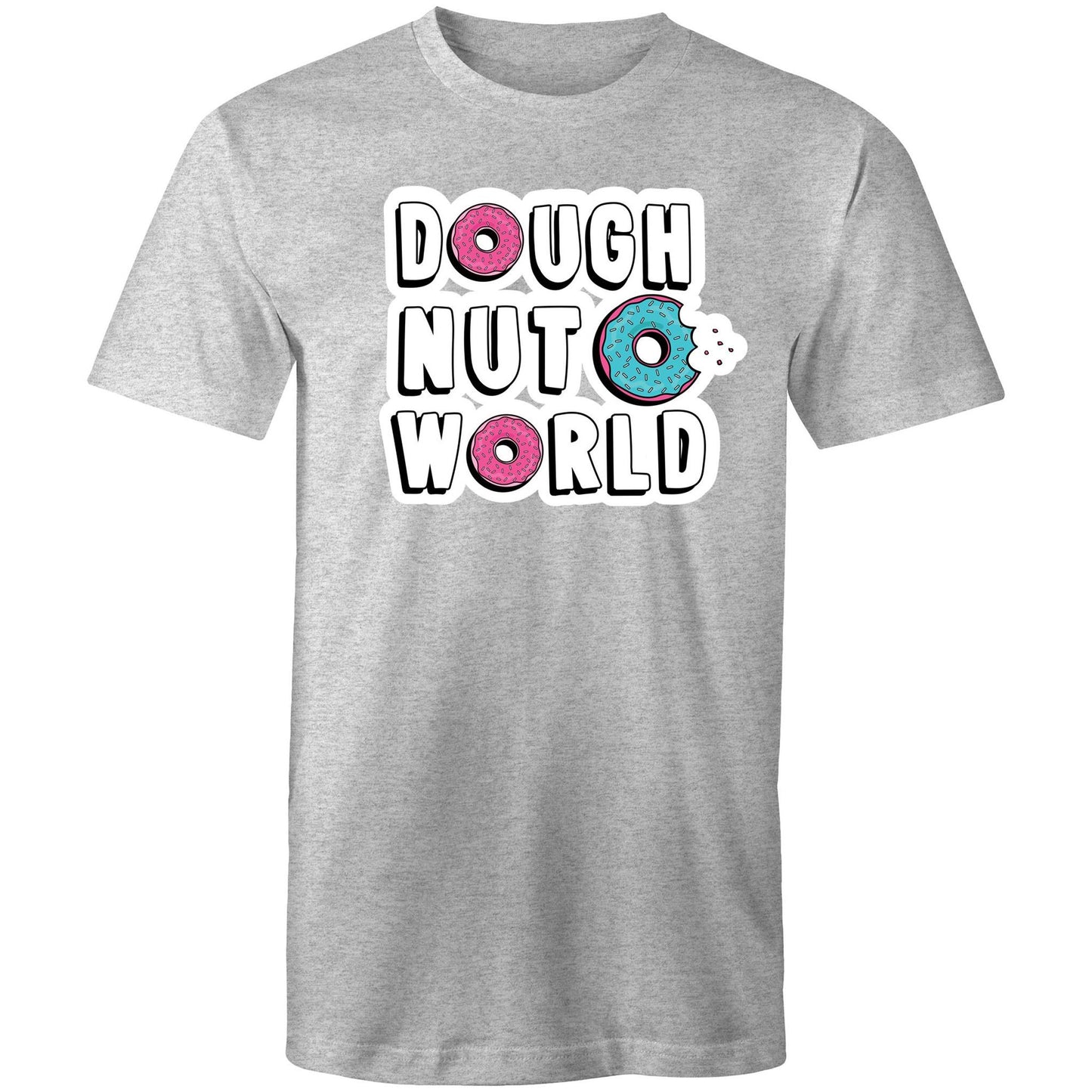 Doughnut World Logo - Mens T-Shirt