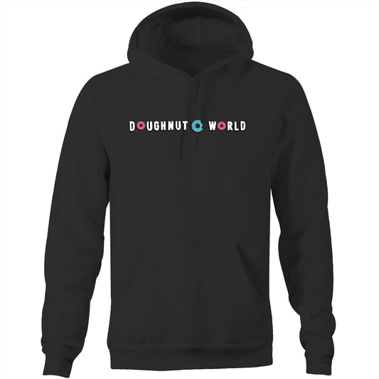 Doughnut World Logo front and back - Hoodie Sweatshirt