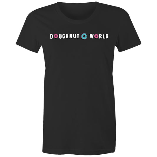Doughnut World Logo front and Back - Women's T-Shirt